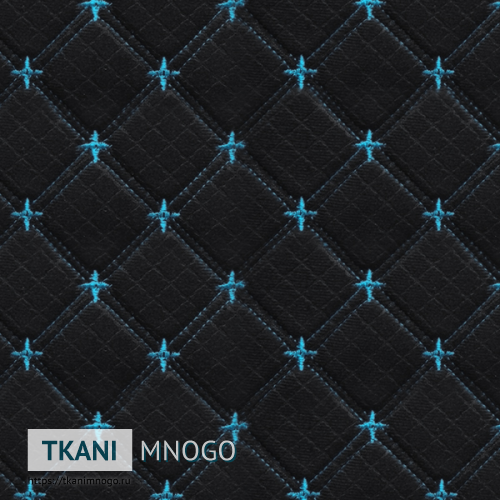 Фото обивки велюра “1915-24С” (ромб черный)