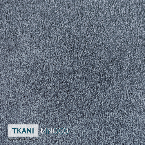 Фото ткани велюра “39” (однотонный серый)