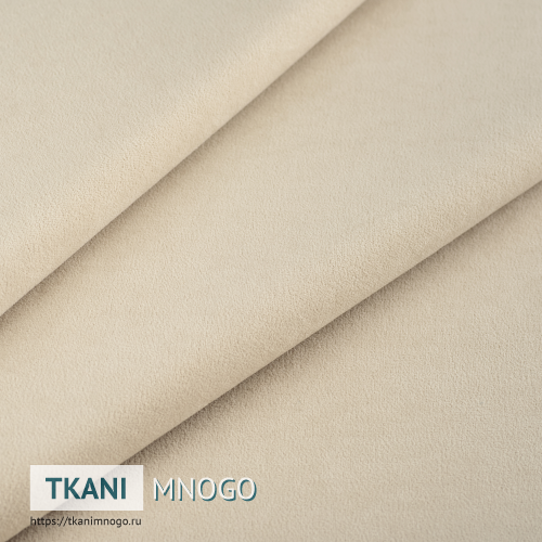 Фото фактуры велюра “2” (однотонный бежевый)