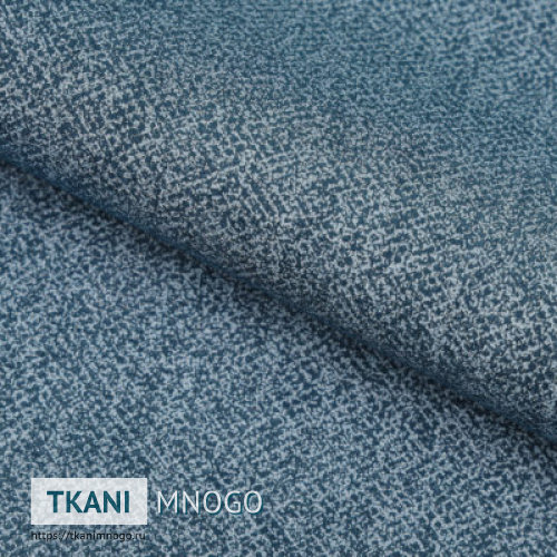 Фото ткани велюра “78” (узор синий)