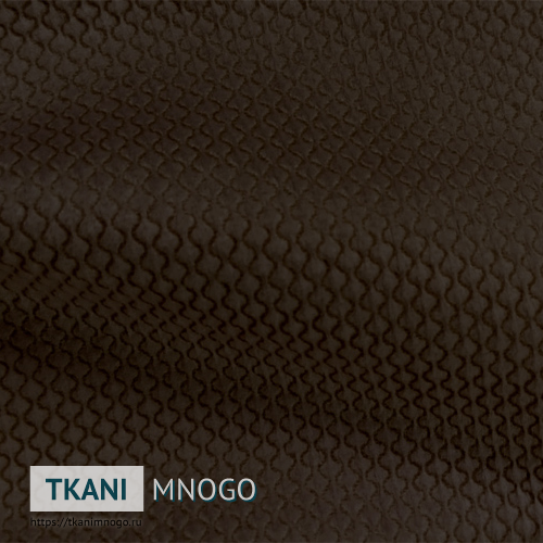 Фото фактуры велюра “799-13” (мелкий рисунок коричневый)