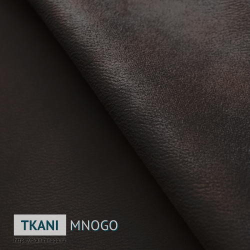 Фото текстиля Ричь 14 артикул - коричневый однотонный. Производитель Китай. Замша - фактура.