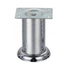 Опора М001 D50 H80  - ножка для дивана, для кровати, для кресла
 - Ножки хромированные