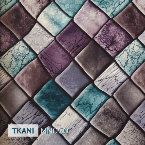 Фото фактуры микровелюра “104-9” ромб.