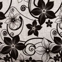 Рогожка С флоком - 257-9 (MS214-2) бежевый - Мебельная ткань С флоком
