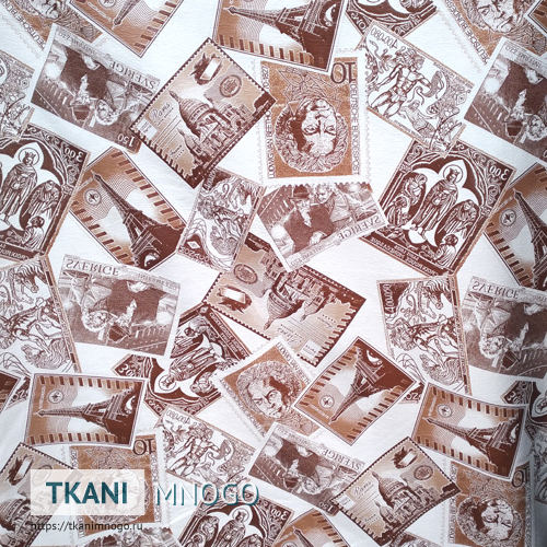 Фото текстиля Арбореал 641-1 артикул - белый цветы. Производитель Китай. Замша - фактура.